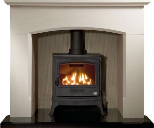 The Dacre - Limestone Fireplace